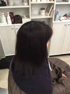 江東区住吉、森下からも近い美容室　ヘアサロン　シュガー　白髪染めのカラーでも鮮やかな色合い『ハイライトカラー』