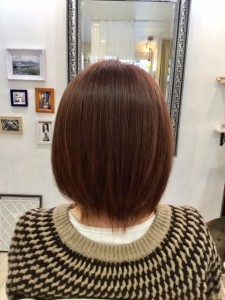 江東区住吉と菊川の間にある美容室　ヘアサロン　シュガーの春カラー『SAKURA・PINK』
