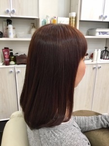 江東区住吉、墨田区毛利からも近い美容室　ヘアサロン　シュガーの『SAKURA・PINK』