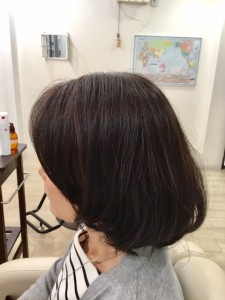 江東区住吉、森下からも少し近い美容室　ヘアサロン　シュガーの「THROW スロウ」でのブルー系カラー