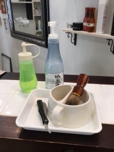 江東区住吉と菊川の間にある美容室　ヘアサロン　シュガーの裏メニュー「シェービング」