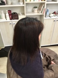 江東区住吉、森下からも少し近い美容室　ヘアサロン　シュガーでご希望されるヘアカラーの９０％は白髪染め